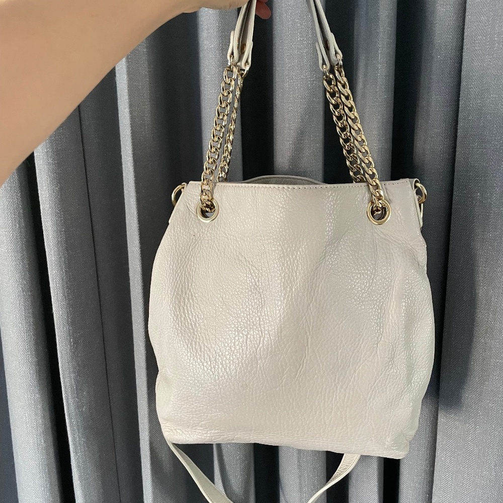 Michael Kors White Crossbody Bag